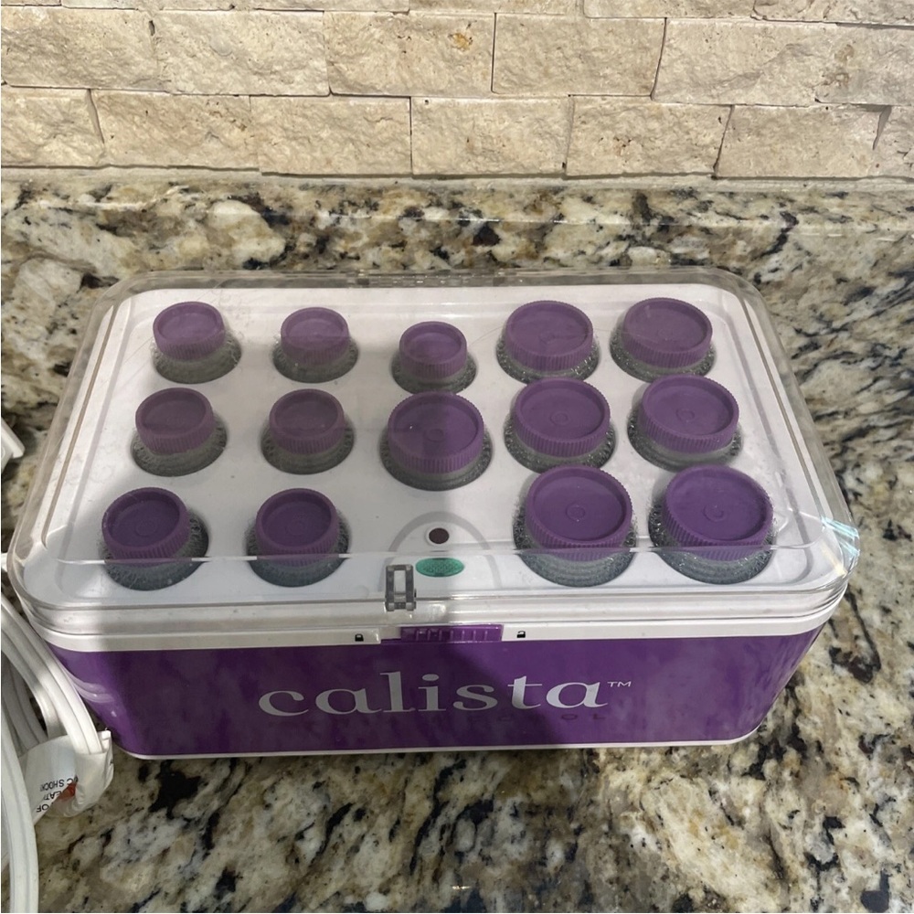 Calista Maria McCool Heated Self Grip Rollers Comes Without Clips  RARE HTF